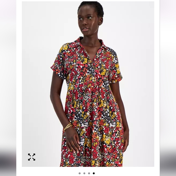 Tommy Hilfiger Floral Midi Dress - Picture 4 of 9